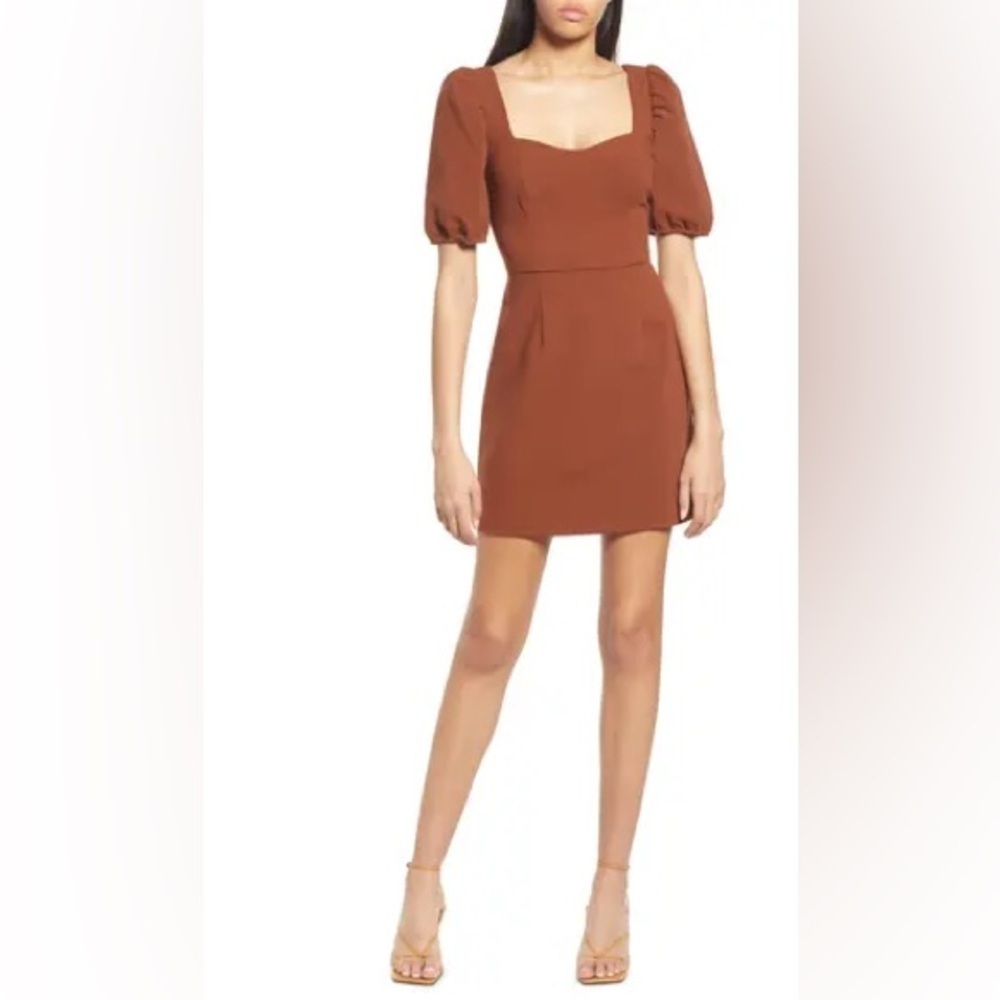 French Connection brown short sleeve dress. Size 2